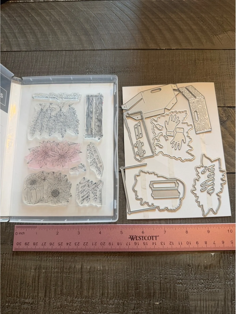 Stampin’ Up Rustic Crate stamp set and Rustic Crate Dies die cut set